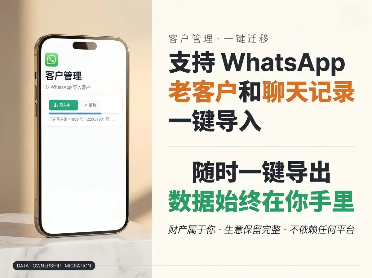 批量导入导出